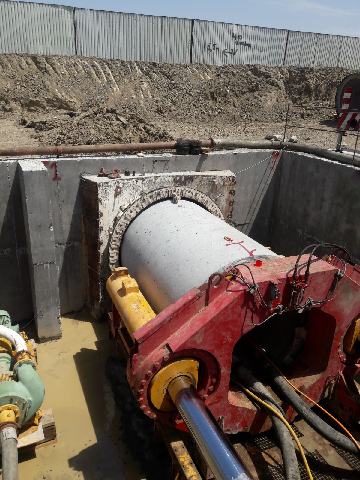 Baku - Gazakh highway, Mugan settlement, Construction of gas pipeline ...